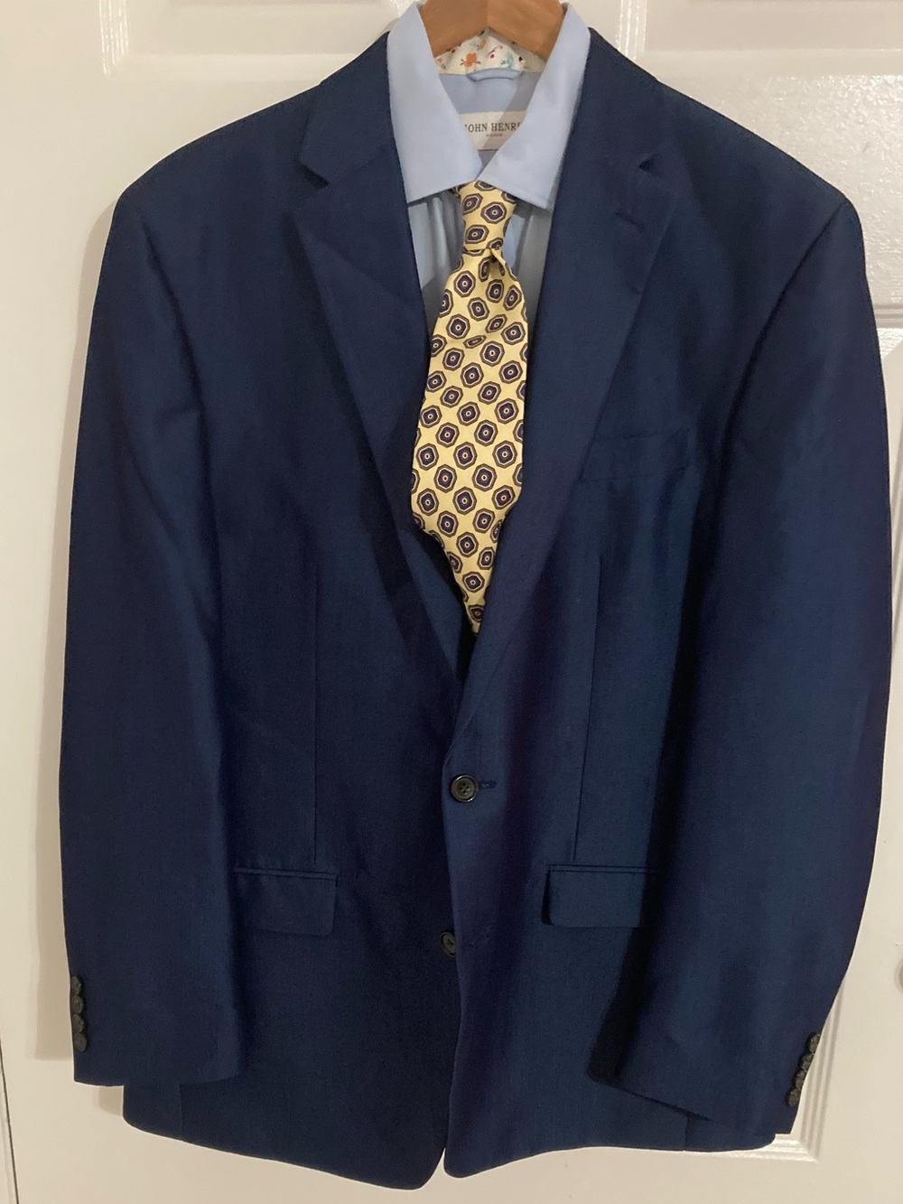 Lauren Ralph Lauren Men’s Blue Sports Coat Rayon/Polyester Jacket Blazer 44L